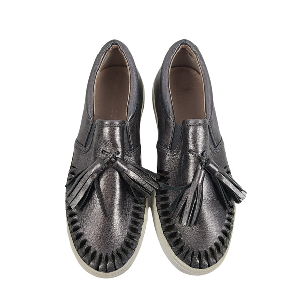 JSlides Aztec Pewter Platform Tassel Sneaker 6M - Picture 7 of 11